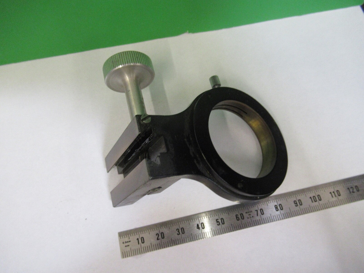 BAUSCH LOMB condenser holder ASSEMBLY OPTICS MICROSCOPE PART AS PIC  G5-A-111