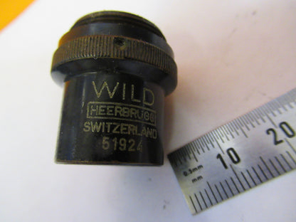 WILD HEERBRUGG M20 SWISS 4X LENS OBJECTIVE MICROSCOPE AS PICTURED 47-FD-23