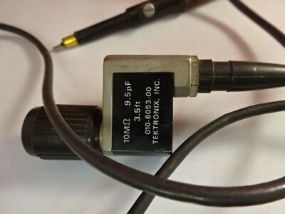 TEKTRONIX OSCILLOSCOPE ELECTRONIC PROBE 010-6053-00 10 MEGA OHM AS IS &4B-A-32