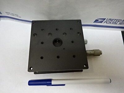 OPTICAL CHUO SEIKI STAGE MICROMETER LASER OPTICS AS IS #82-08-B