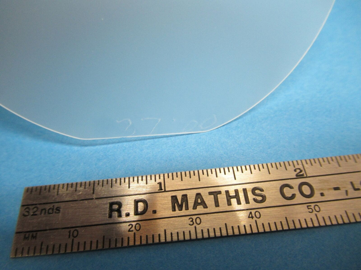ONE WAFER QUARTZ CRYSTAL HOFFMAN SAW SURFACE ACOUSTIC WAVE Y 37 DEG S #85-A-12