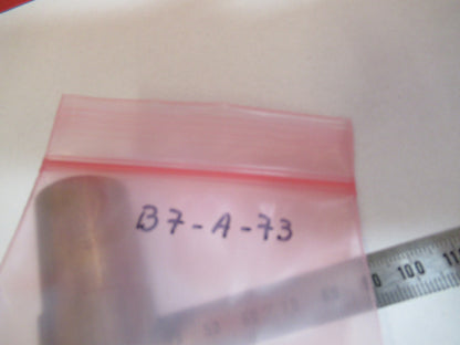 EMPTY BRASS CONTAINER for MICROSCOPE OBJECTIVE PART AS PICTURED #B7-A-73