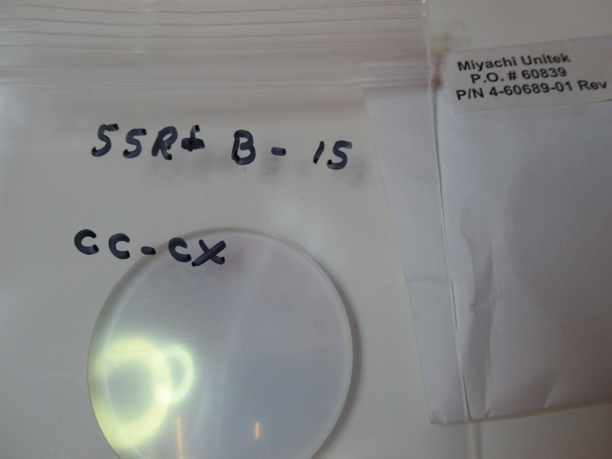 Optical Lens Concave Convex Miyachi Unitek 4-60689 Optics