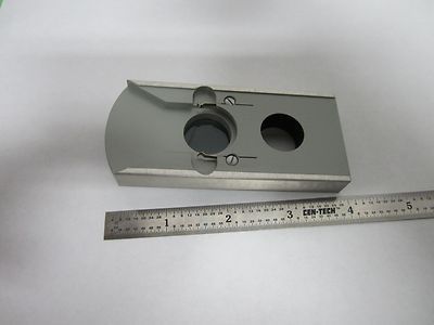 MICROSCOPE PART POLARIZER AUS JENA GERMANY OPTICS AS IS BIN#M3-95