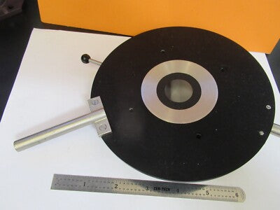 Reichert Austria Stage Pol Table Microscope Part Optics