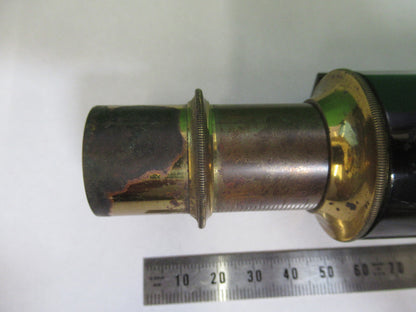 Antique Watson London Brass Tubus + Nosepiece Microscope Part AS Pic