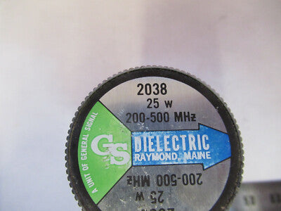 RF Microwave Gs Dielectric Element 25W 200-500 MHz 2038 Bird Pictured