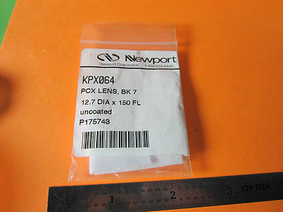 Optical Newport BK7 PlanO Convex Lens 12.7 mm Dia Fl 150 mm Laser Optics