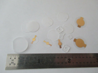 LOT BLANK PIEZOELECTRIC QUARTZ CRYSTAL X- Y- YX-CUT PIEZO SENSOR AS PIC #F5-A-63