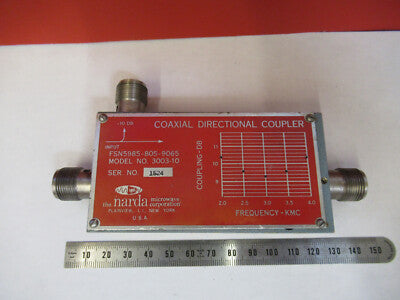 Narda Directional Coupler EMI Testing RF Microwave Frequency GHz