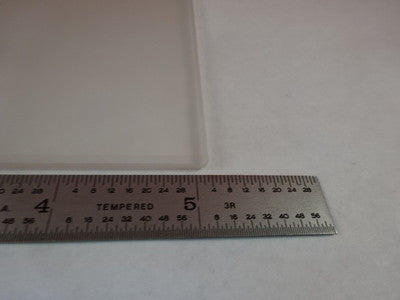 Microscope Part Carl Zeiss AG Germany Glass Plate Stage Optics
