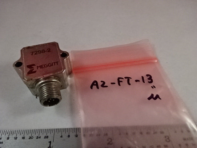 MEGGITT ENDEVCO TRIAXIAL ACCELEROMETER MODEL 7298-2 VIBRATION SENSOR #A2-FT-13