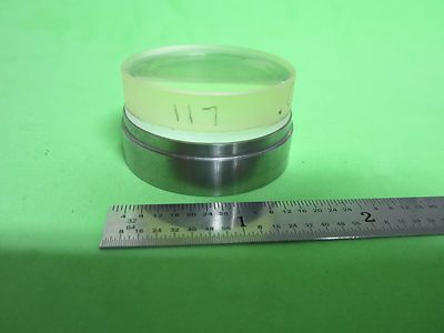 Optical Bi Convex Lens Mil Spec Laser Optics some scratches] rare glass Bn