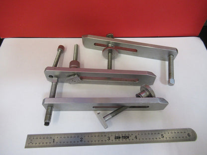 LEITZ WETZLAR GERMANY SET OF CLIPS TOOLMAKER MICROSCOPE PART AS PICTURED H6-A-01