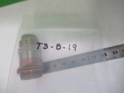 ANTIQUE BRASS OBJECTIVE CARL ZEISS 1903 RARE IRIS OPTICS MICROSCOPE PART F3-B-19