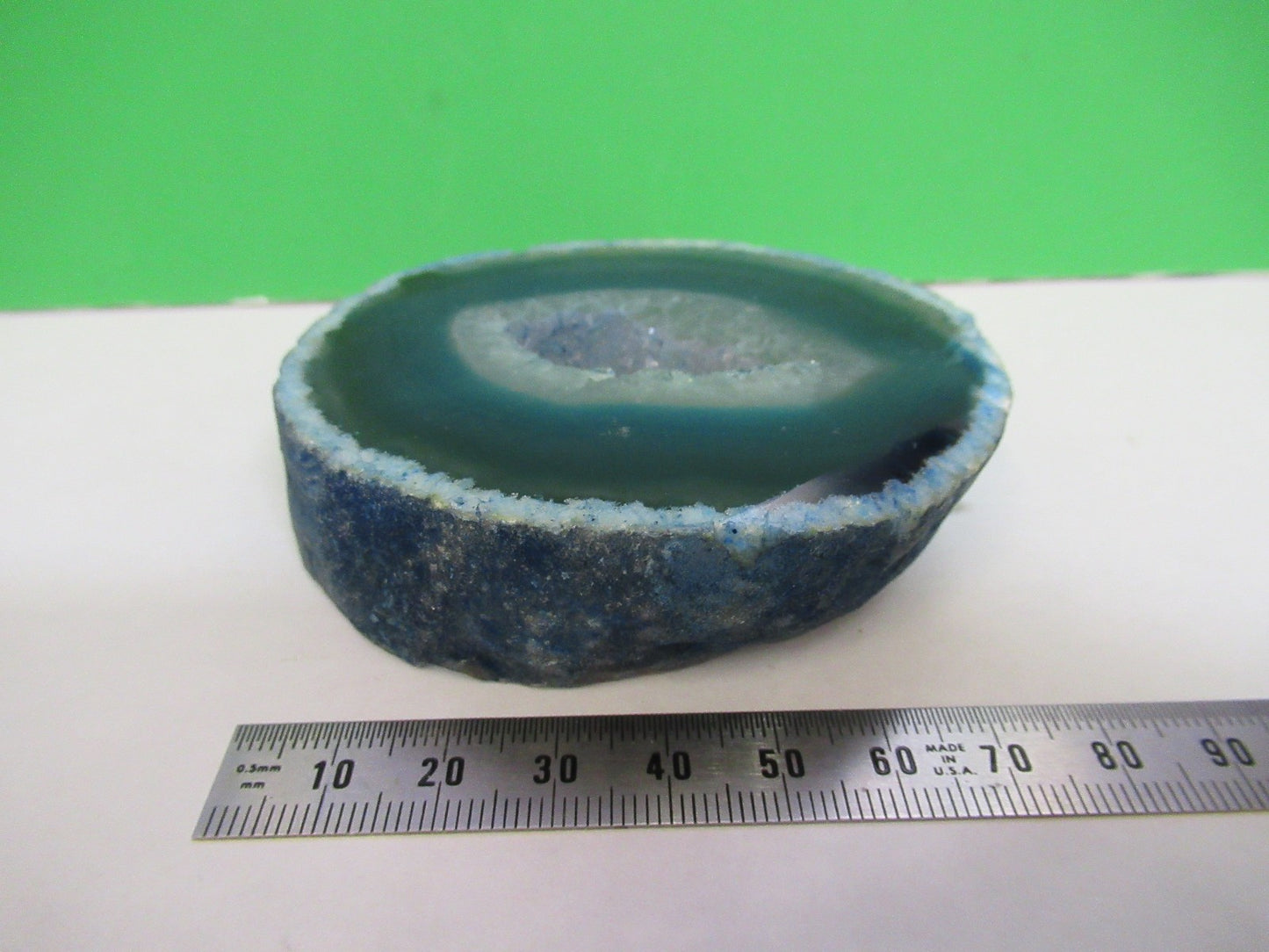 AMAZING AGATE SLICE MINERAL SAMPLE BEAUTIFUL SPECIMEN AS PICTURED T7-FD-87