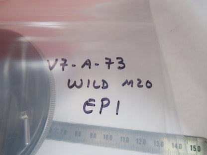 WILD SWISS HEERBRUGG NOSEPIECE EPI QUAD MICROSCOPE PART AS PICTURED V7-A-73