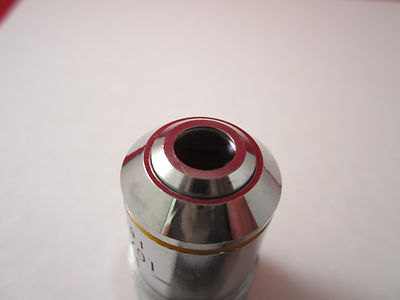 LEICA LEITZ OPTICAL MICROSCOPE PART OBJECTIVE PL 10X OPTICS BIN#ERGOLUX