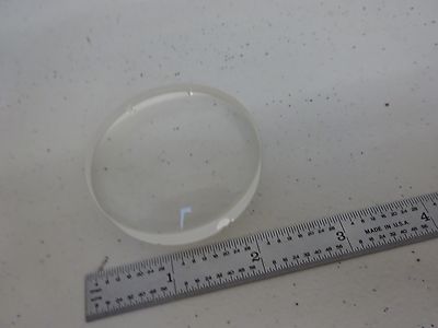 OPTICAL CONVEX CONCAVE LENS [chips on edge] OPTICS AS IS BIN#P2-H-04