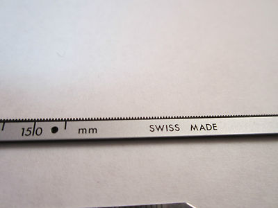 OPTICAL RULER SWISS MADE STAGE FOR MICROSCOPE OR OPTICS POSITIONING BIN#5M