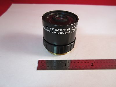 Optical Microscope Objective Aus Jena 10X Infinity Plan Achro Optics