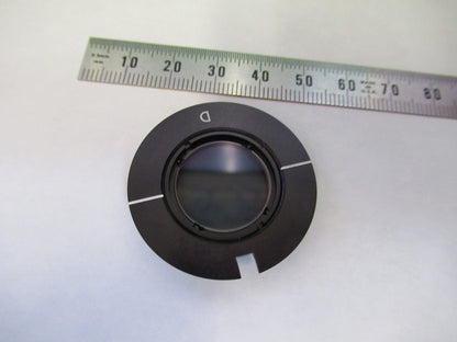 OLYMPUS JAPAN POL POLARIZER D LENS OPTICS MICROSCOPE PART AS PICTURED Y3-B-10