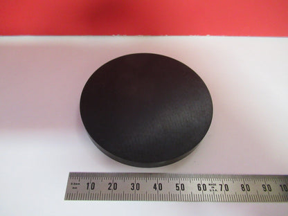 OPTICAL BLANK OPAQUE ALUMINUM ANODIZED DISC LASER OPTICS AS PICTURED Q2-24