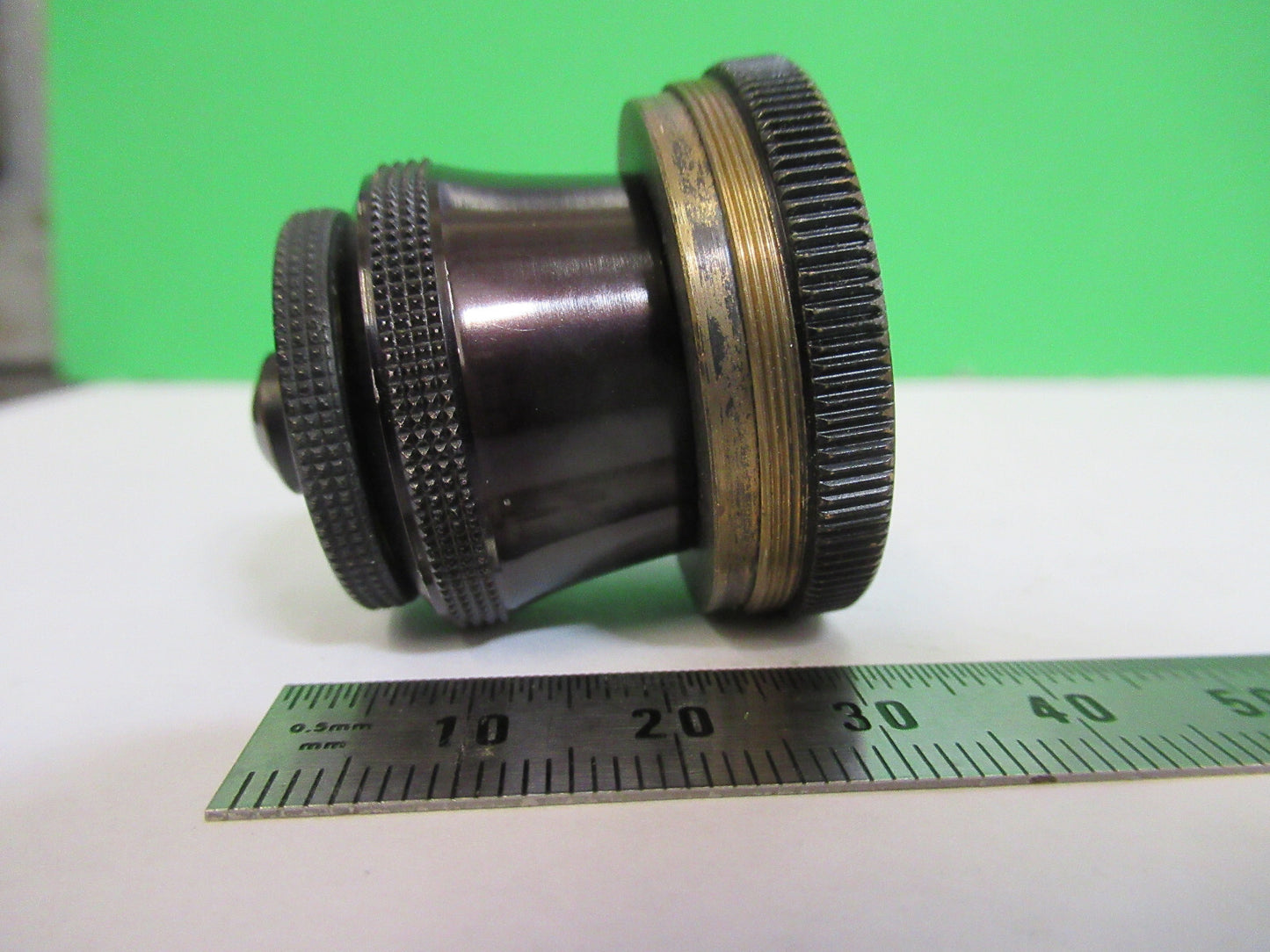 ANTIQUE BRASS  CONDENSER PART  WATSON MICROSCOPE PART AS PICTURED &R2-B-68