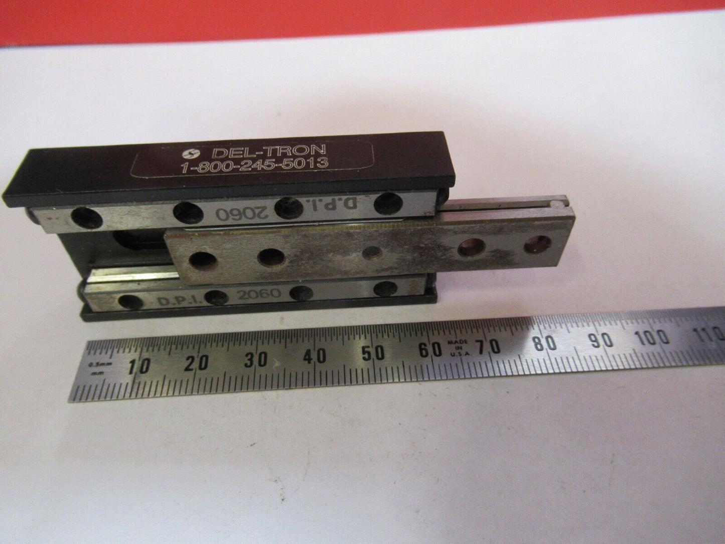 DEL-TRON LINEAR POSITIONING SLIDE BEARING PART AS PICTURED #H9-B-30