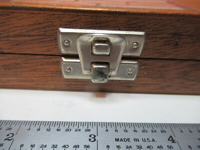 EMPTY MAHOGANY WOOD BOX BRUEL KJAER INSTRUMENT AS PICTURED &16-B-20