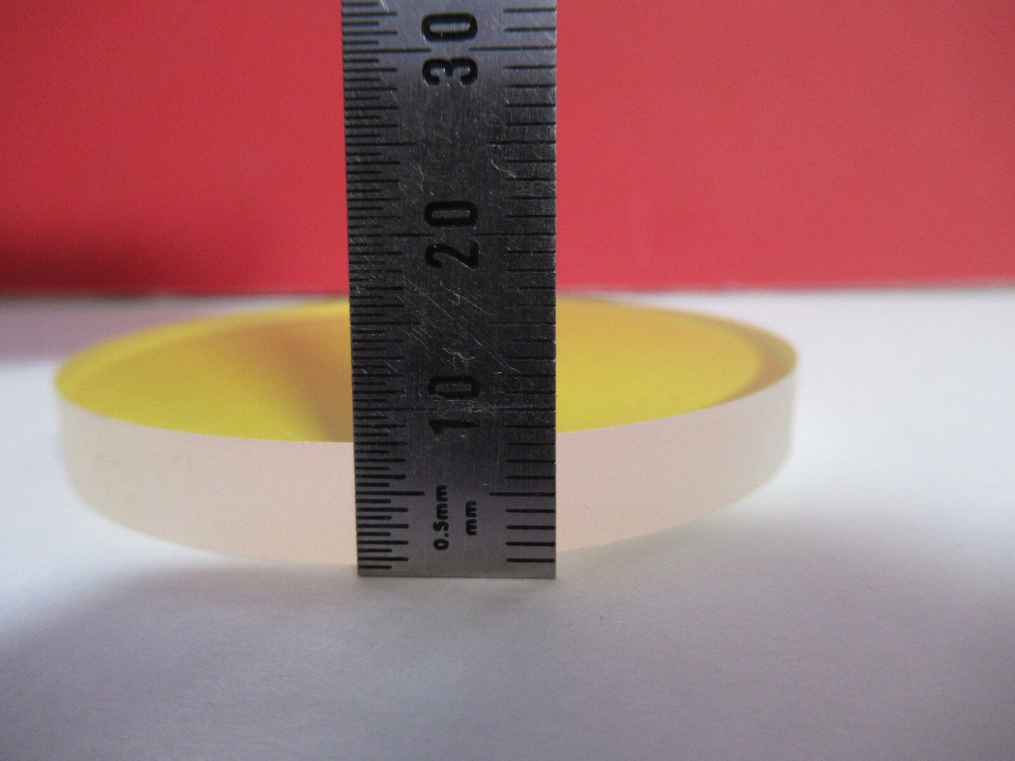 OPTICAL FLAT COATED FUSED SILICA PRO ZYGO LASER OPTICS AS PICTURED Q2-26
