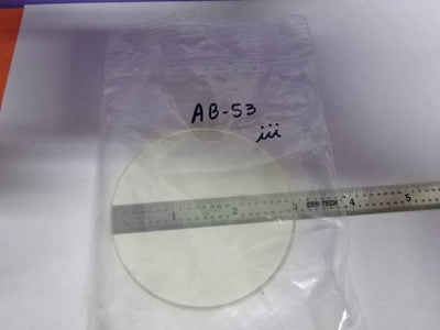 Yellow Round Glass Wafer Window Optical Laser Optics