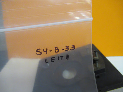 LEITZ WETZLAR GERMANY XY STAGE TABLE MICROSCOPE PART AS PICTURED S4-B-33