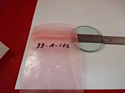 GLASS FILTER OPTICS MICROSCOPE PART &33-A-122