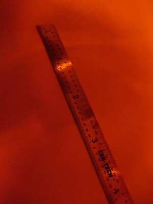 OPTICAL FLAT GLASS MIL SPEC MOUNTED RED FILTER OPTICS AS PICTURED &Q1-A-90