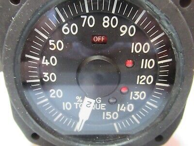 SIMMONDS INDICATOR TORQUE 472638-3 AIRCRAFT INSTRUMENT as pictured 4T-A-13