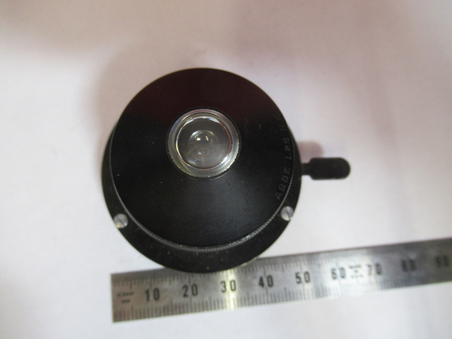 ANTIQUE BAUSCH LOMB CONDENSER + IRIS MICROSCOPE PART AS PICTURED G4-A-84