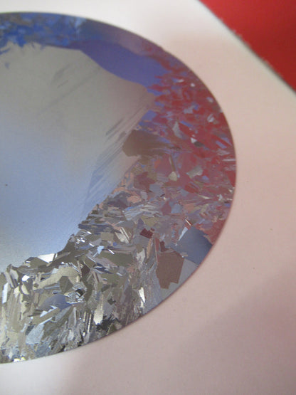 RARE SILICON WAFER WITH TWINS TWINNED SURFACE FRONT BACK AS PICTURED T1-A-01