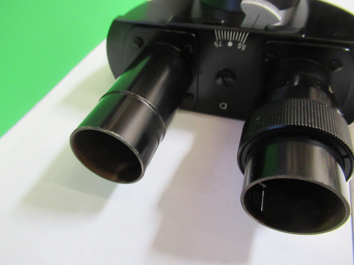 Ernst Leitz Germany Binocular Head Optics Microscope Part