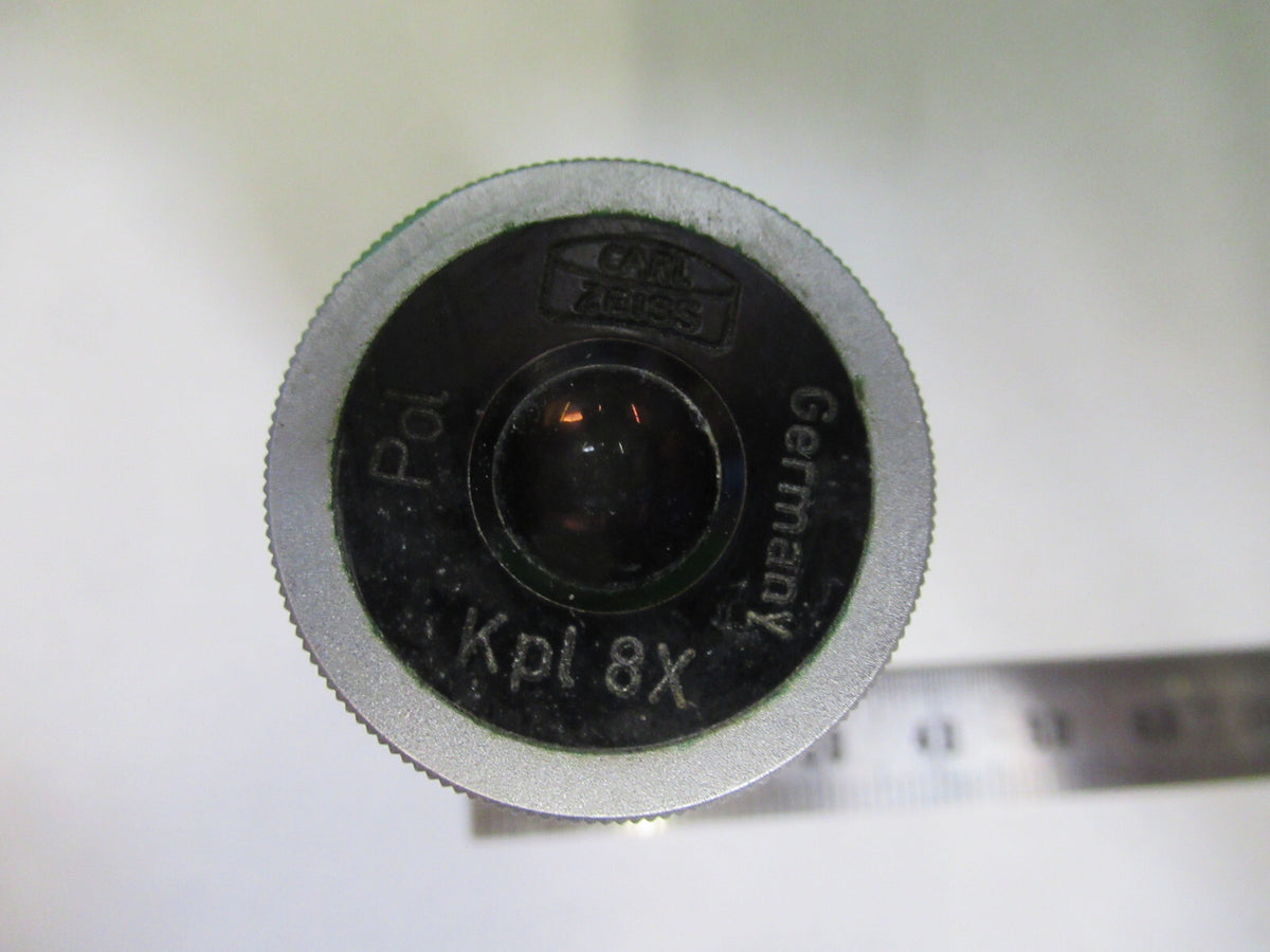 Antique Carl Zeiss AG Pol Eyepiece Kpl 8X Microscope Part
