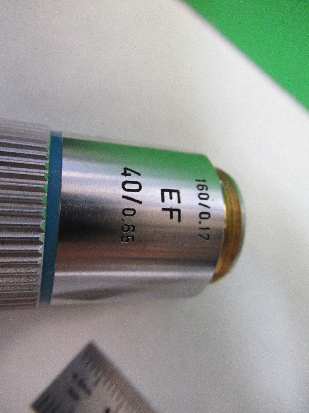LEITZ GERMANY OBJECTIVE EF 40X /160 MICROSCOPE PART OPTICS AS PICTURED X6-A-83