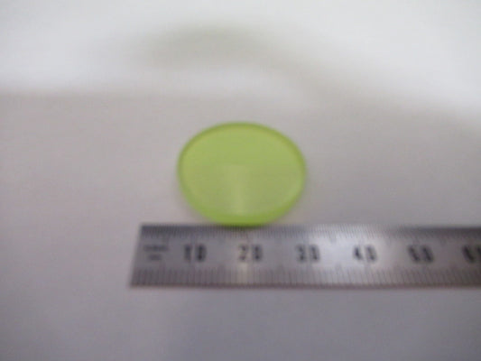 Optical Microscope Filter Yellow Schott Optics