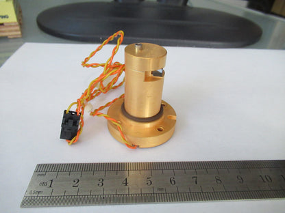 Optical Crystal Mounted on Heavy Gold Plated Copper Optics