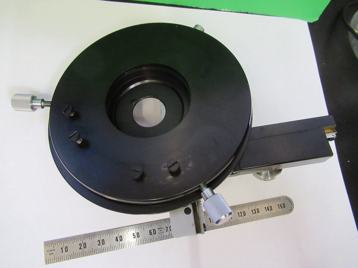 CARL ZEISS POL ROTABLE STAGE TABLE MICROSCOPE PART AS PICTURED F3-B-02