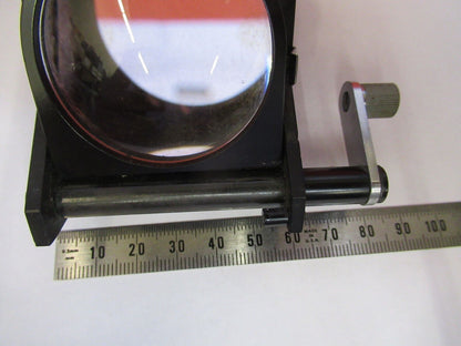 LEITZ BRIGHTFIELD MIRROR ASSEMBLY MICROSCOPE PART AS PICTURED Q5-B-47