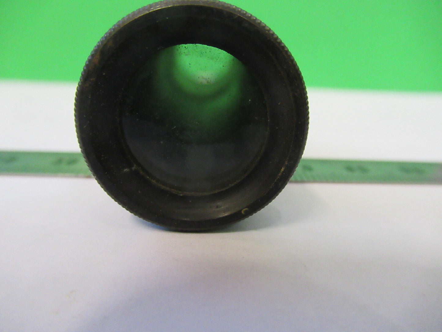 Antique Brass Tubus Ocular Unknown Microscope Part