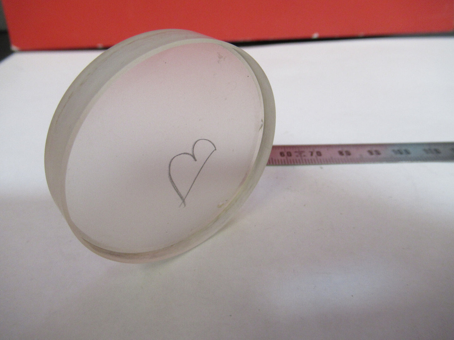 OPTICAL FLAT POLISHED FROSTED SIDES GLASS OPTICS S4-B-60