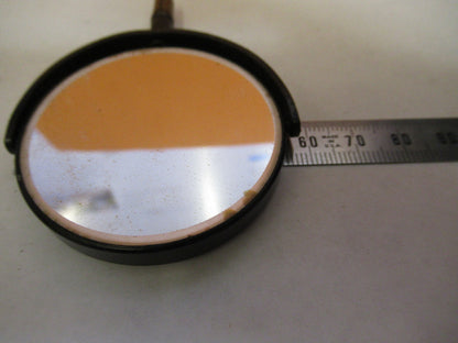 ANTIQUE BAUSCH LOMB MIRROR ASSEMBLY OPTICS MICROSCOPE PART AS PICTURED X6-A-16