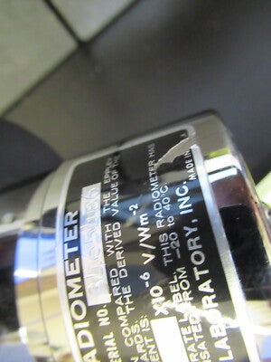 EPPLEY NORMAL INCIDENCE PYRHELIOMETER LIGHT INTENSITY SENSOR AS PICTURED A7-A-02