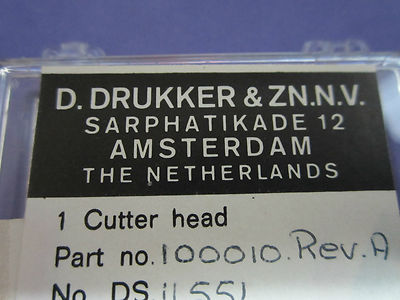 one Diamond Micro Tool D. Drukker & Zn Sarphatikade Netherlands